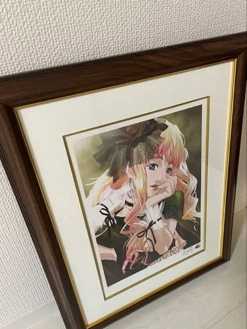 マクロスF版画シェリル・ノーム江端里沙河森正治ザ・マクロス原画展限定50枚