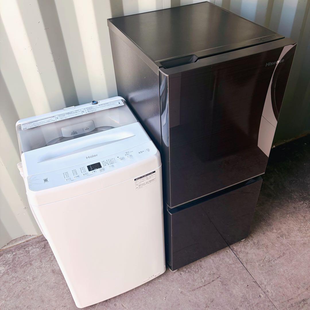運搬取付無料！高年式純正Haier・Hisense家電2点セット！完動超美品！
