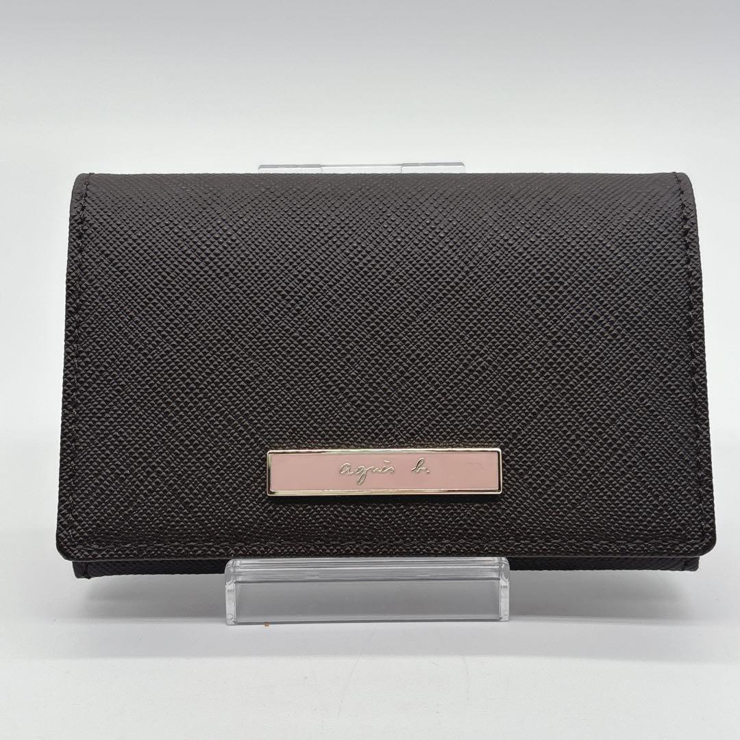 未使用品✴︎agnes b. アニエスベー 名刺入れ カードケース　レザー