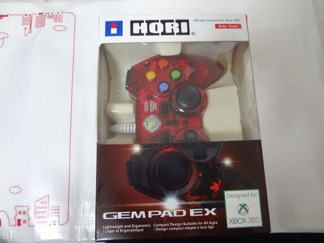 Xbox 360 Windows PC 対応 ホリパッドEX 海外モデル 未開封